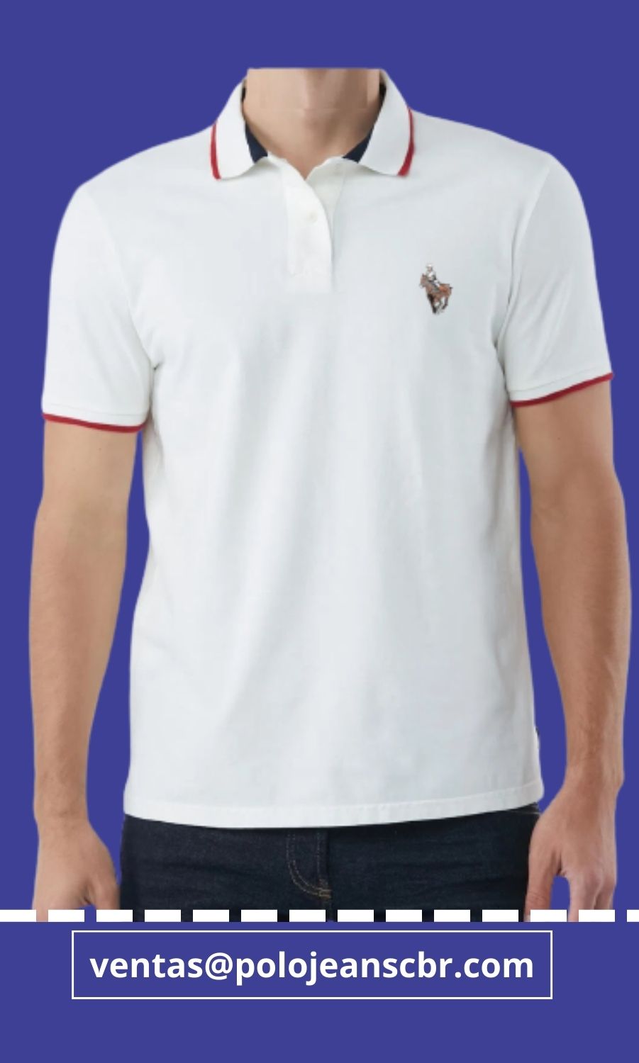 camiseta polojeanscbr algodón pima peruano